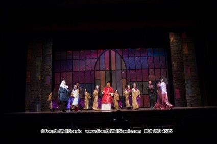 Mont Signor O'Hara - top of show - Sister Act Costume Rental pictures - Fourth Wall Scenic