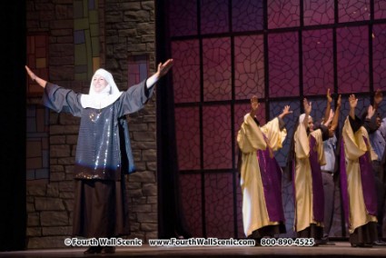 Mont Signor O'Hara - top of show - Sister Act Costume Rental pictures - Fourth Wall Scenic